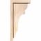 Ekena Millwork New Brighton Smooth Corbel w/Backplate, Douglas Fir, 5 1/2"W x 8"D x 16"H COR06X08X16NEB01SDF - alternate 2